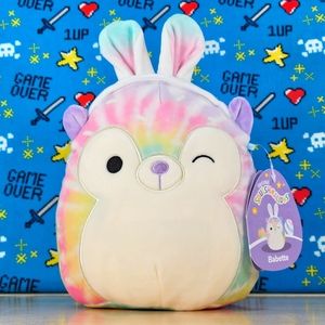 Squishmallow Babette the Hedgehog w/ Bunny Ears 8" UltraSoft Easter Plush NWT
